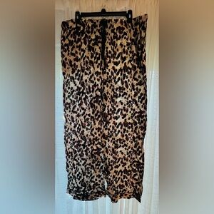 NWT Stars Above SIMPLY COOL FABRIC Leopard Print Pajama Pants SZ XL